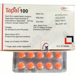 Tapentadol 100mg 180 pills pack